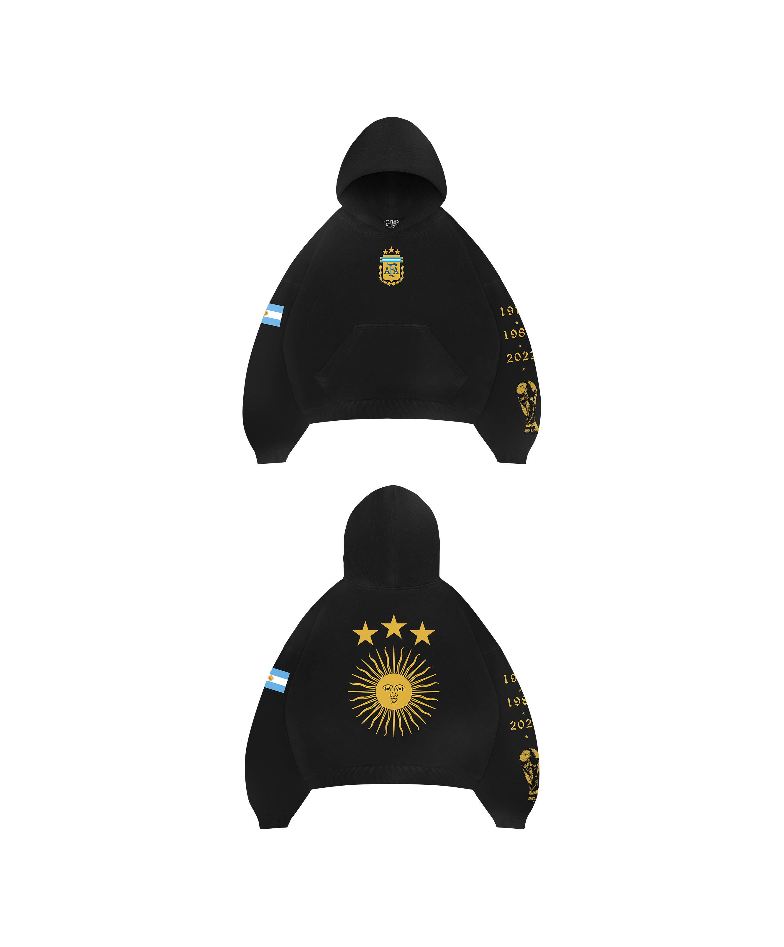 ARGENTINA PULLOVER STANDARD BLACK