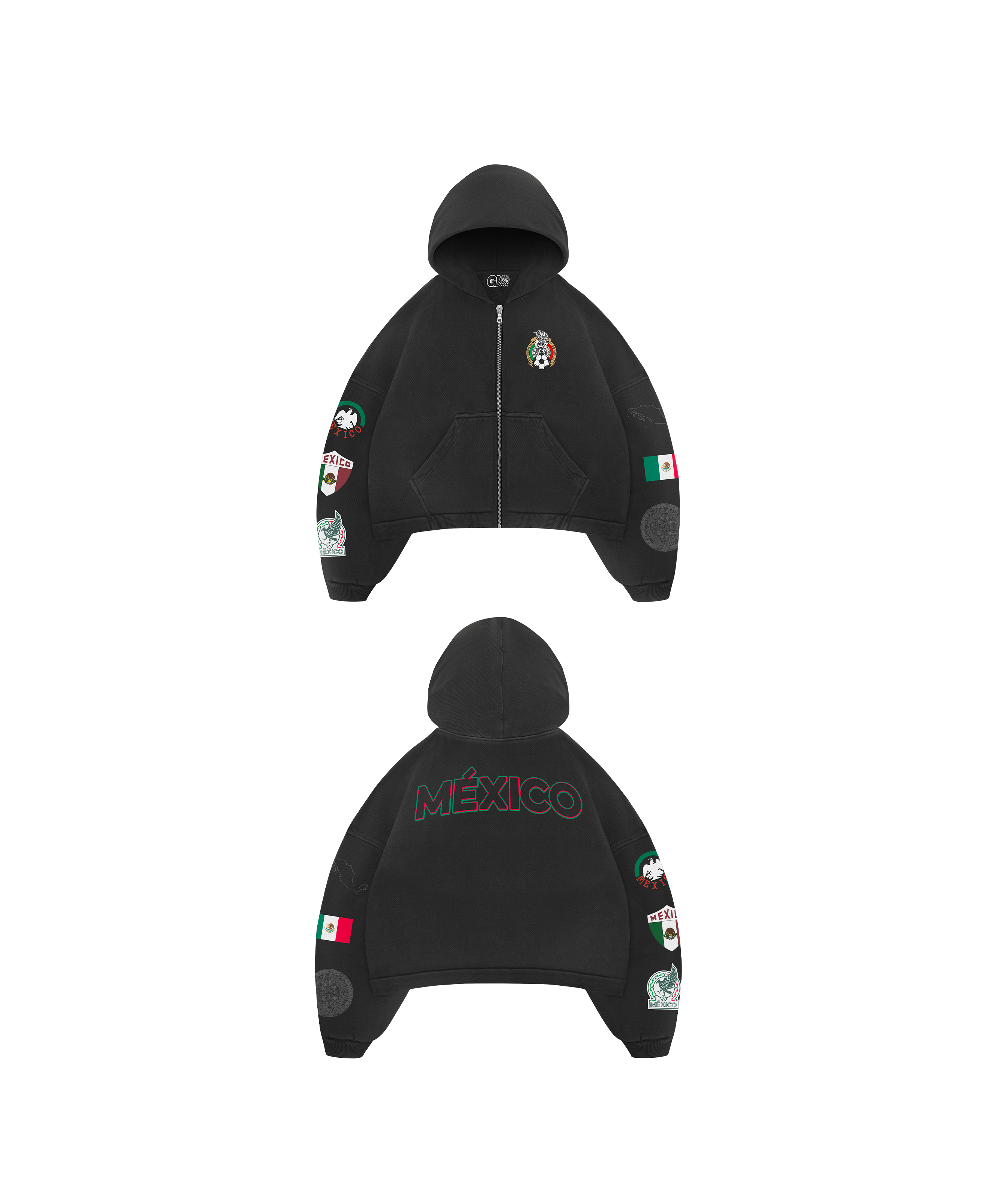MEXICO ZIP STANDARD BLACK