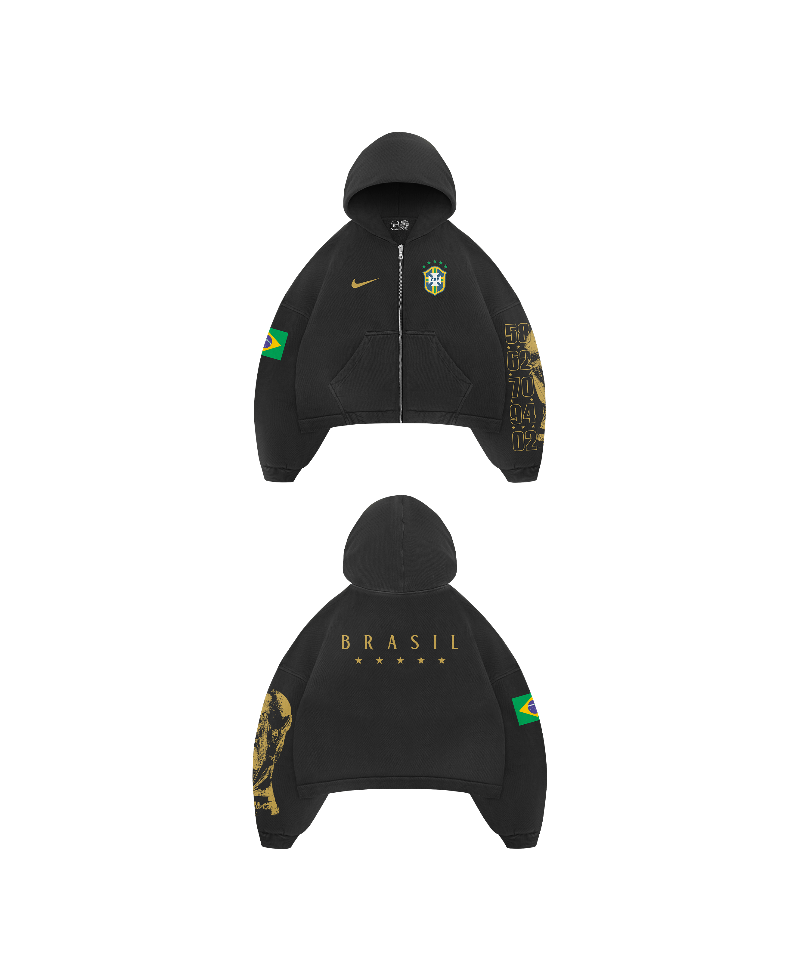 BRASIL ZIP STANDARD BLACK
